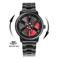 Men’s Luxury Car Wheel Watch – Stainless Steel Quartz